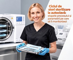 Ciclul de sterilizare la autoclavă: etapele procesului și parametrii pe care trebuie să îi monitorizezi