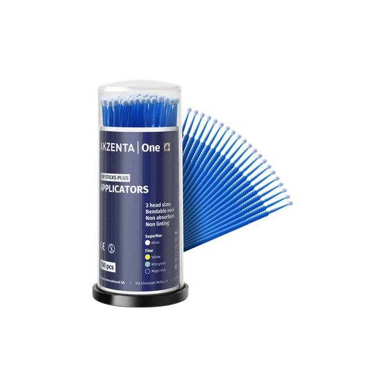 Tipsuri aplicatoare Top Sticks Plus Blue regular Akzenta 
