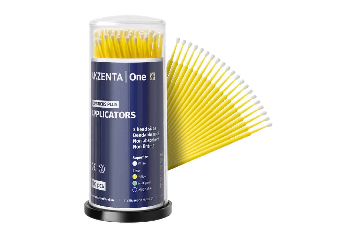 Tipsuri aplicatoare Top Sticks Plus Yellow fine Akzenta 