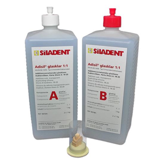 Silicon pentru duplicare Adisil Transparent Siladent