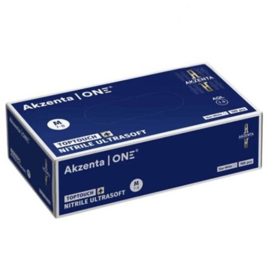 Manusi nepudrate Top Touch Plus Ultrasoft Nitril Mov M x 100 buc Akzenta 