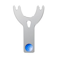Maner inox pt linguri de amprenta plastic-M superior