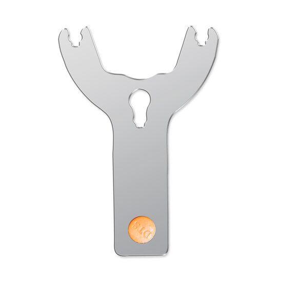 Maner inox pt linguri de amprenta plastic-S inferior