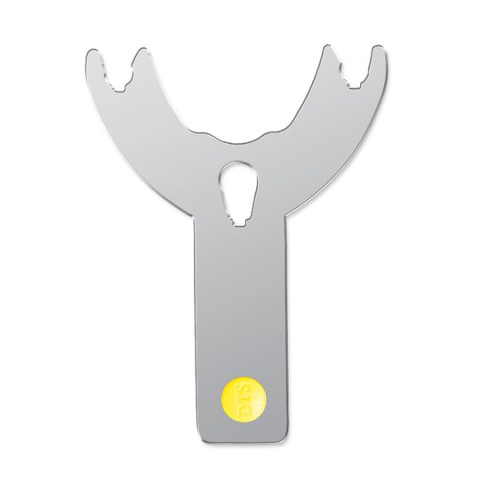 Maner inox pt linguri de amprenta plastic-L-inferior