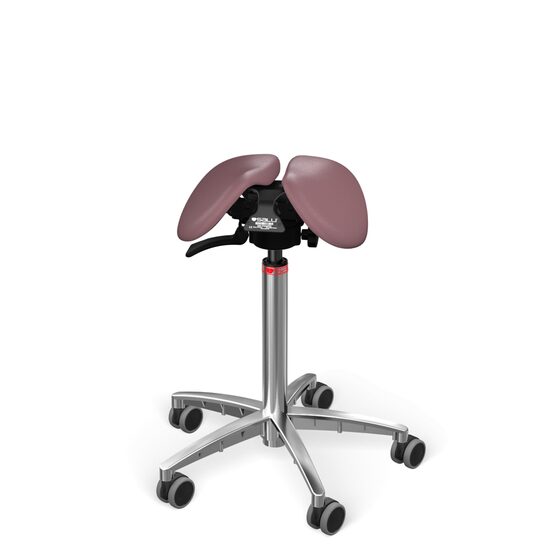 Scaun Salli Small SwingFit artificial leather old rose 