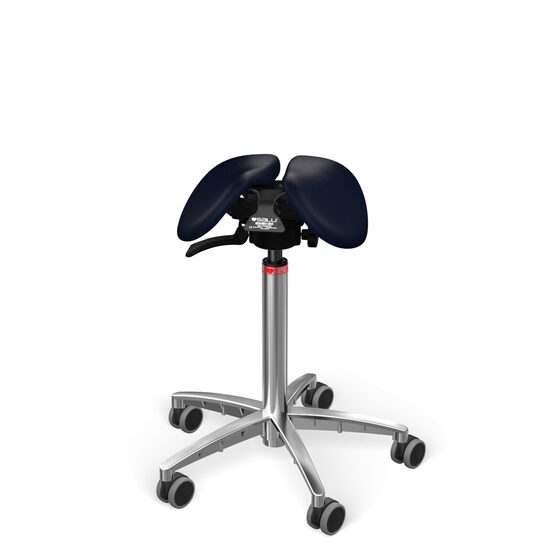 Scaun Salli Small SwingFit artificial leather midnight blue 