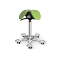Scaun Salli Small SwingFit leather Lime green