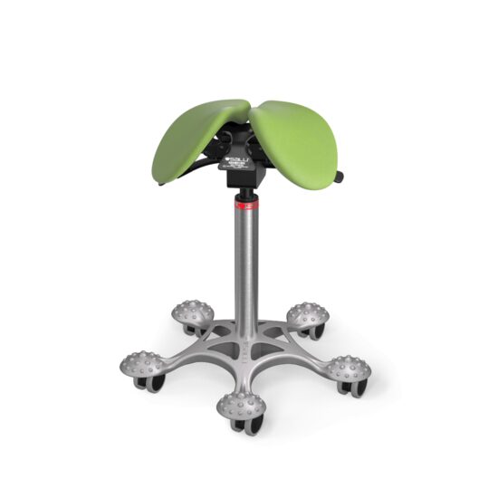 Scaun Salli MultiAdjuster leather Lime green