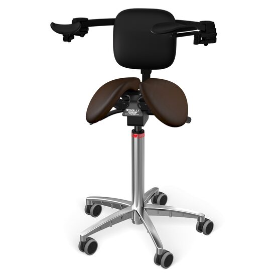 Scaun Salli MultiAdjuster with Ergorest + back support leather saddle