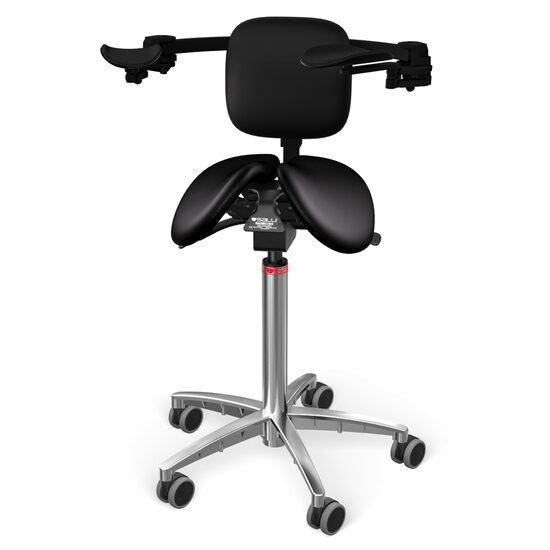 Scaun Salli MultiAdjuster with Ergorest + back support esd artificial leather black