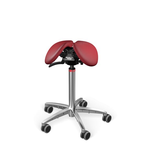 Scaun Salli SwingFit leather wine