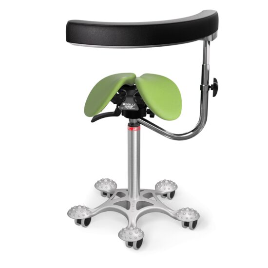 Scaun Salli SwingFit with Allround support leather Lime green