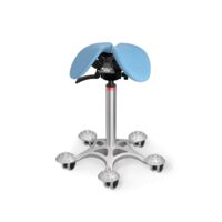 Scaun Salli SwingFit leather light blue