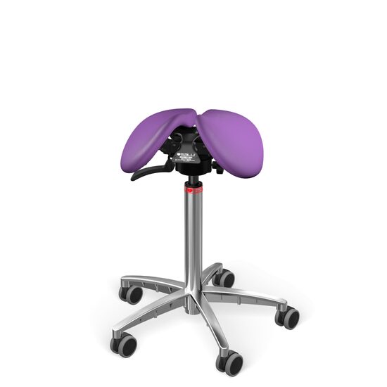 Scaun Salli SwingFit leather plum