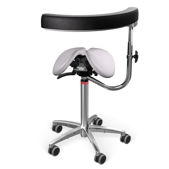 Scaun Salli SwingFit with Allround support leather light grey