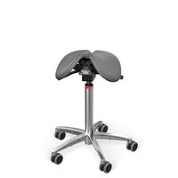Scaun Salli MultiAdjuster leather dark grey