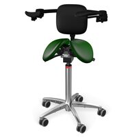 Scaun Salli MultiAdjuster with Ergorest + back support leather pine