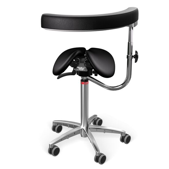 Scaun Salli SwingFit with Allround support esd artificial leather black
