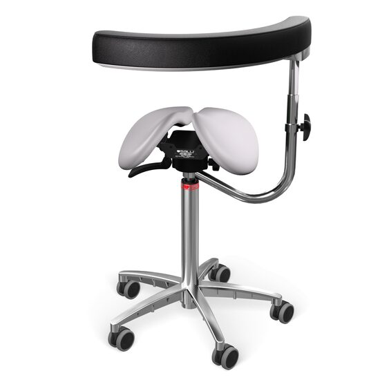 Scaun Salli Swing with Allround support leather light grey