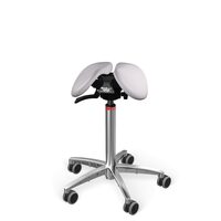 Scaun Salli Small SwingFit leather light grey