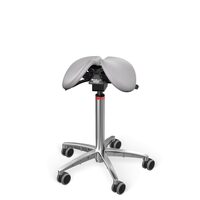 Scaun Salli MultiAdjuster leather stone grey