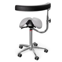 Scaun Salli SwingFit with Allround support leather stone grey