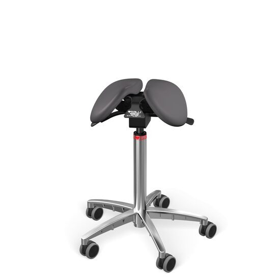 Scaun Salli Small Multiadjuster leather dark grey