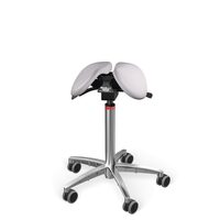 Scaun Salli Small Multiadjuster leather light grey