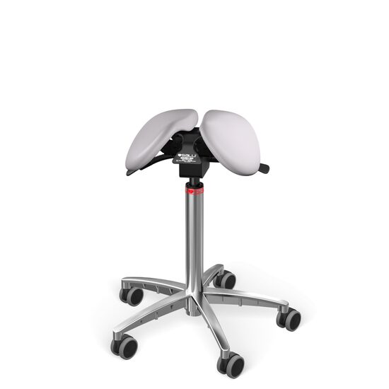 Scaun Salli Small Multiadjuster leather light grey