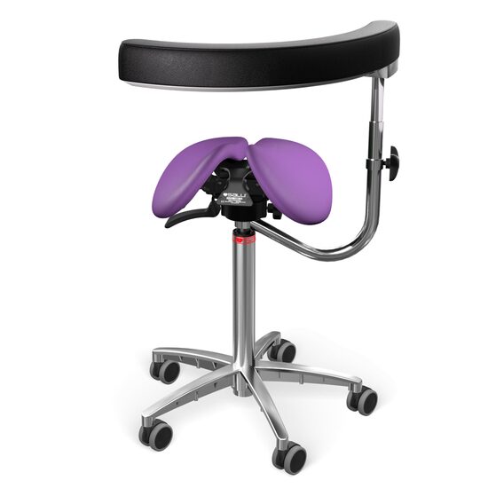 Scaun Salli SwingFit with Allround support leather plum