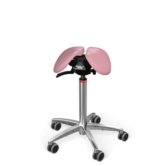 Scaun Salli Small SwingFit artificial leather heavenly pink 