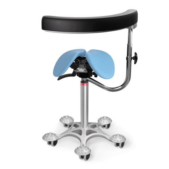 Scaun Salli SwingFit with Allround support leather Light blue