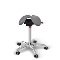 Scaun Salli Strong leather dark grey