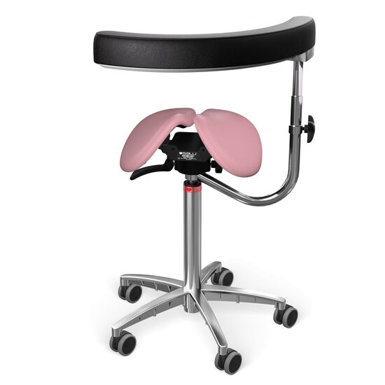 Scaun Salli Swing with Allround support artificial leather heavenly pink 