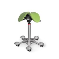 Scaun Salli Small Multiadjuster leather Lime green