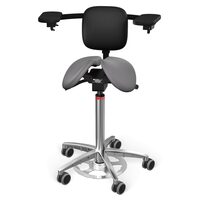 Scaun Salli Expert leather dark grey