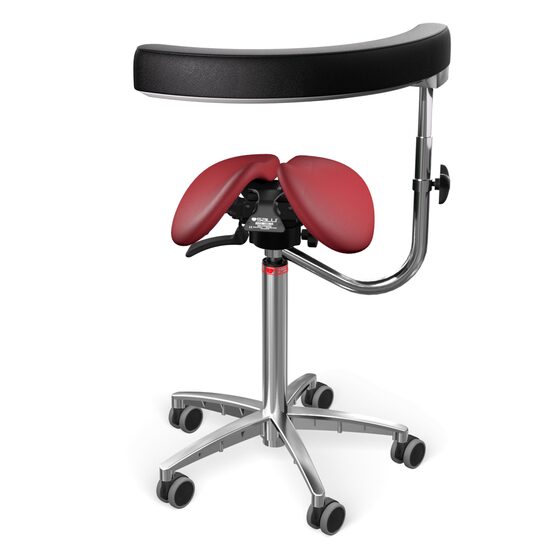 Scaun Salli SwingFit with Allround support leather wine