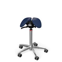 Scaun Salli Small SwingFit artificial leather smoke blue 