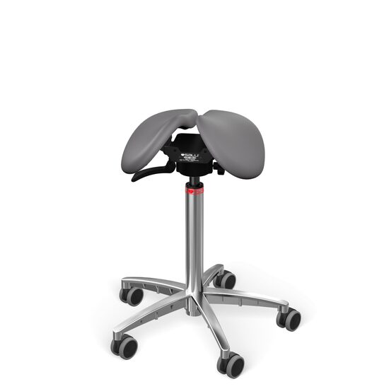 Scaun Salli Swing leather dark grey