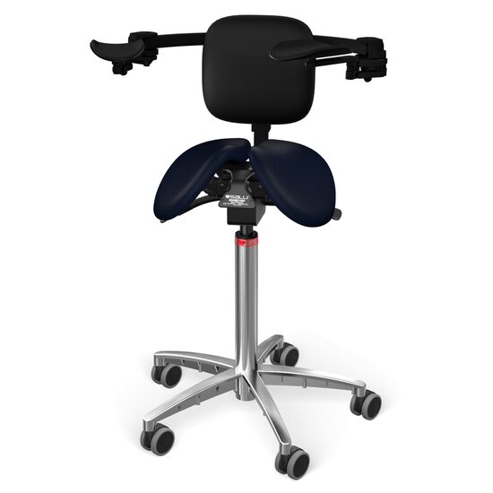 Scaun Salli MultiAdjuster with Ergorest + back support artificial leather midnight blue 