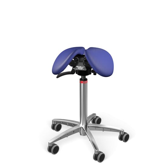 Scaun Salli SwingFit leather navy blue