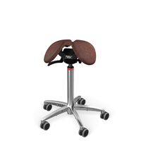 Scaun Salli Swing leather vintage cognac