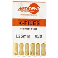 Ace K-File 20-25mm folie x 6buc by Medident