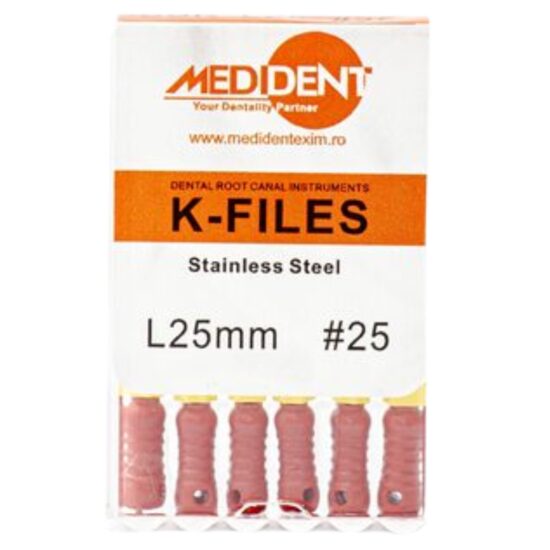 Ace K-File 25-25 mm folie x 6 buc by Medident