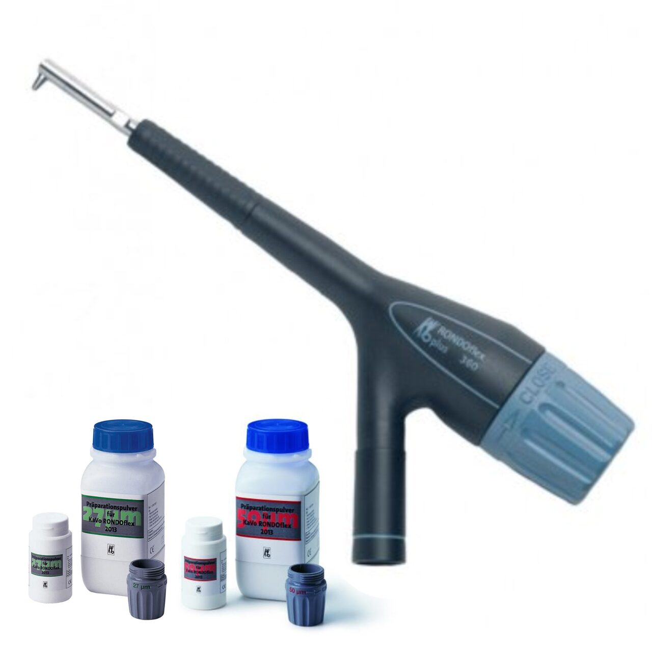 Sablator umed RONDOflex Plus 360 KaVo + RONDOflex pudra 2kg (1 x 27 microni - 1 x 50 microni)
