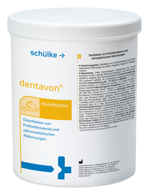 Dezinfectant pentru amprentele dentare 900gr Dentavon Schulke & Mayr
