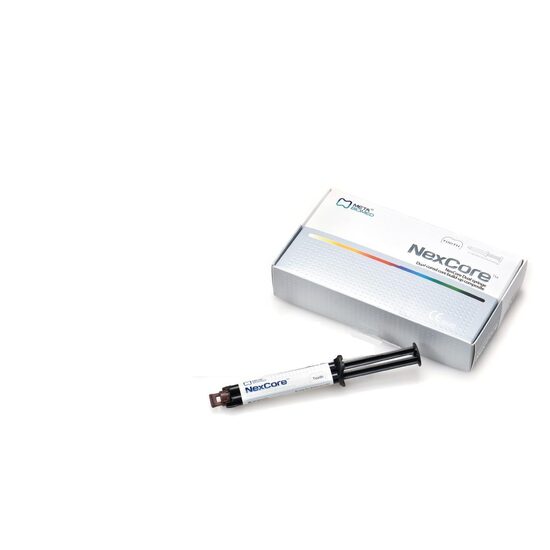 Ciment dual Nexcore dual seringe refill cure build up 1x9g Meta Biomed