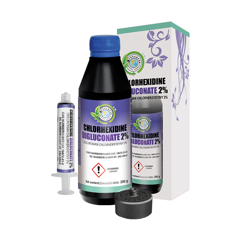 Digluconat de clorhexidina Chlorhexidine digluconate 2% Cerkamed