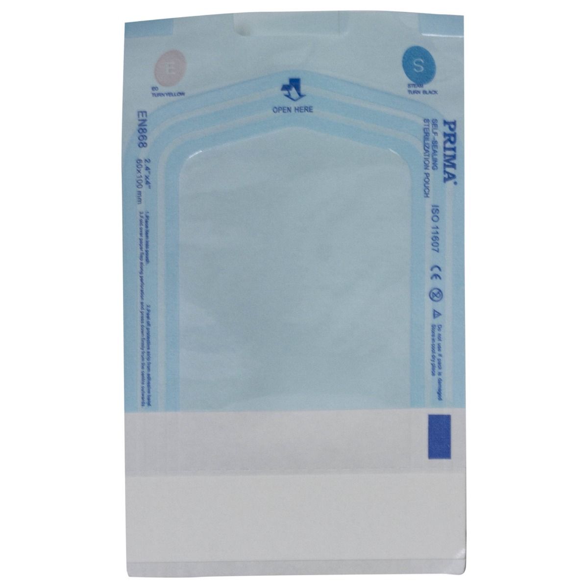Pungi sterilizare autosigilante cu indicator autoclav 150mm x 250mm x 100buc Prima