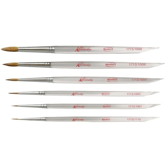 Pensule Kolinsky set x 6 buc Renfert